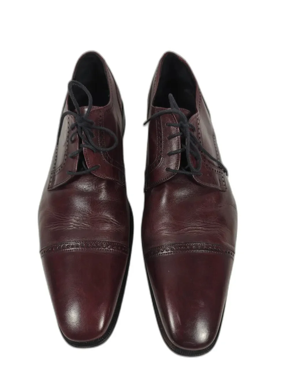 Men's Broletto Cap Toe Oxford Burgundy Size 13M